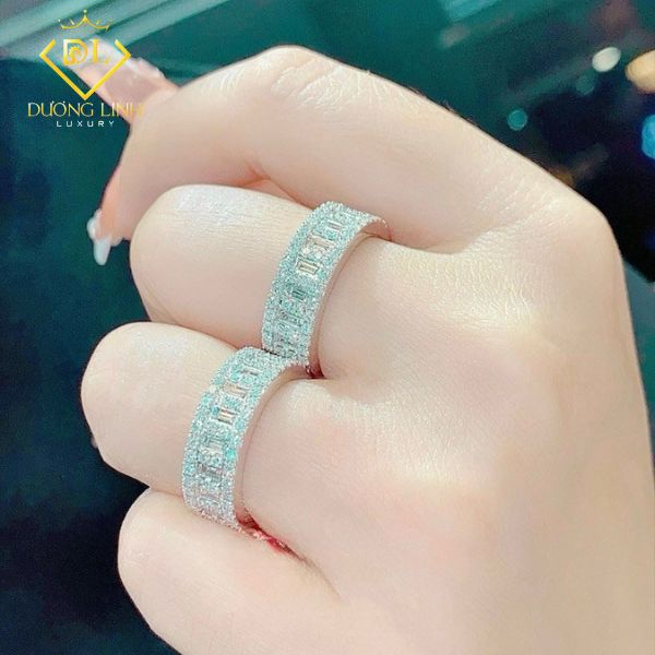 Nhẫn Cưới Cặp Kim Cương – N560